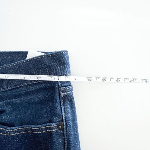 Uniqlo Mens Denim Jeans Selvedge Straight Leg Mid Rise Blue Wash Waist 33 HEMMED - Picture 7 of 11